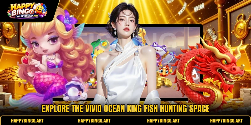 Explore the vivid ocean king fish hunting space