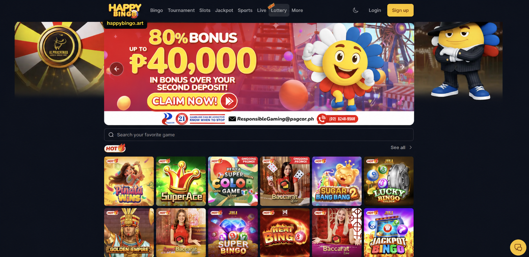 happybingo banner