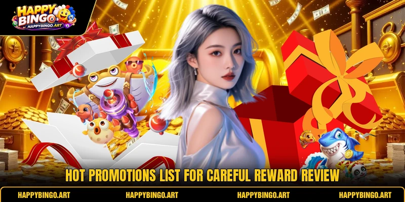 Hot promotions list for careful reward review