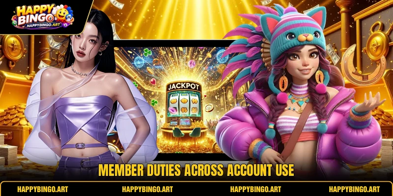 Member duties across account use Member duties across account use