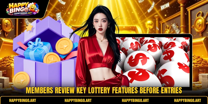 Members review key lottery features before entries