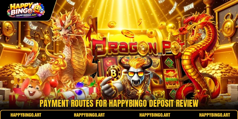 Payment routes for Happybingo deposit review