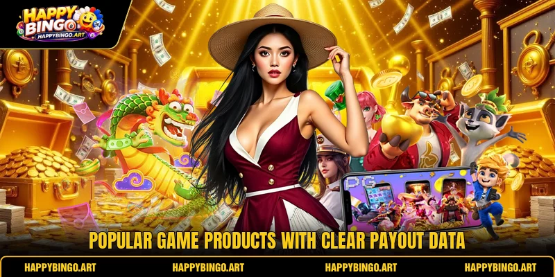 Popular game products with clear payout data