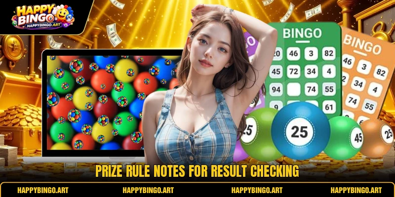 Prize rule notes for result checking