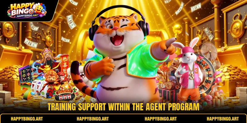 Training support within the agent program Training support within the agent program